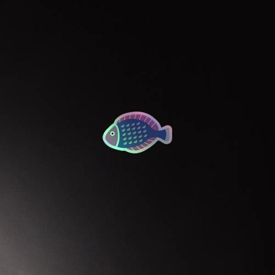 Holographic Fish Frenzy Sticker Sheet product image (4)