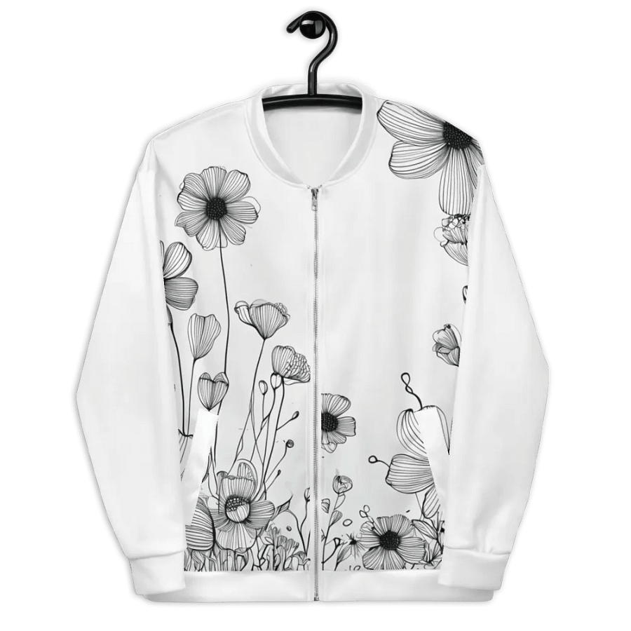 Blossom Breeze All-Over Print Bomber Jacket product image (6)