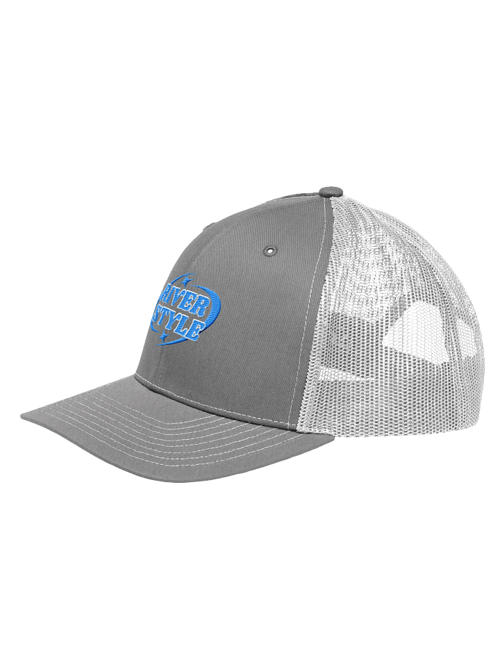 Starry River Style Blue Snapback Trucker Hat product image (9)