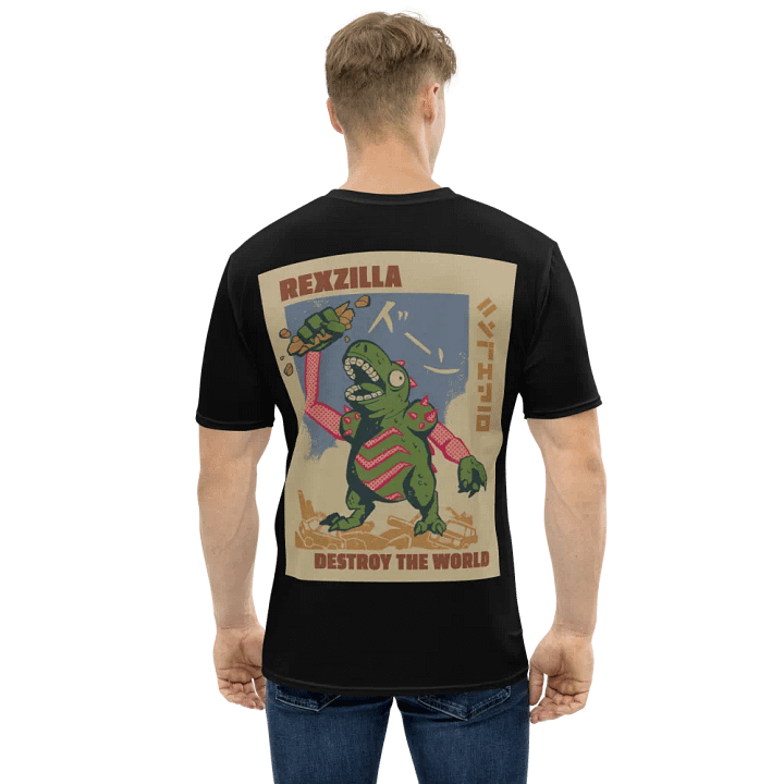 Rexzilla Poster T-Shirt - Black product image (1)