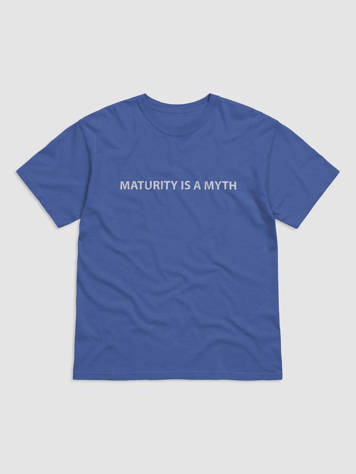 Maturity Is A Myth Mystic Blue Tee product image (1)