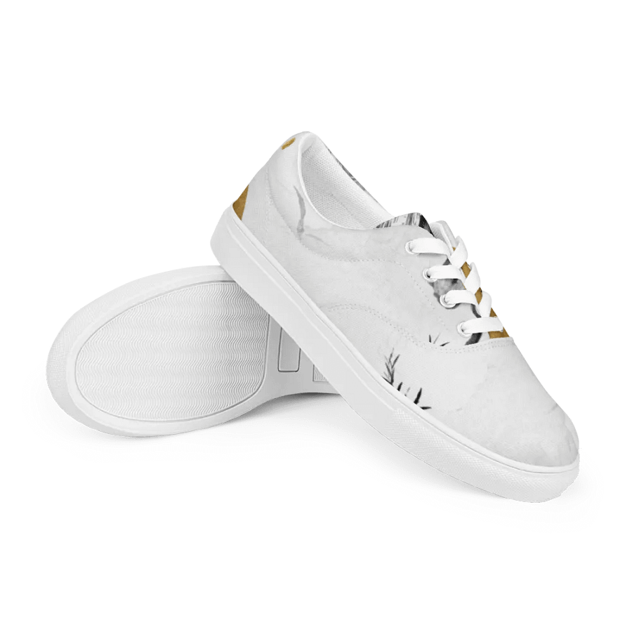 Sunrise Crane Women's Canvas Shoes product image (12)