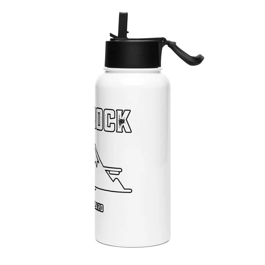 The Rock Stainless Steel Water Bottle (White) product image (3)