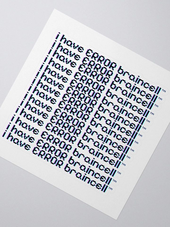 error braincell vinyl sticker product image (2)