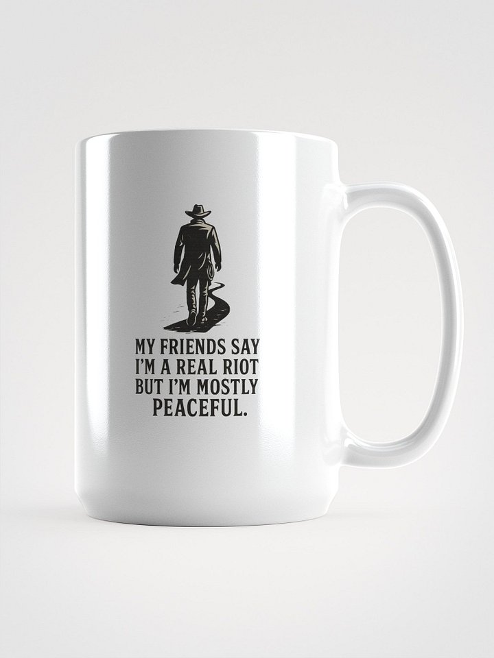Mostly peaceful mug product image (1)