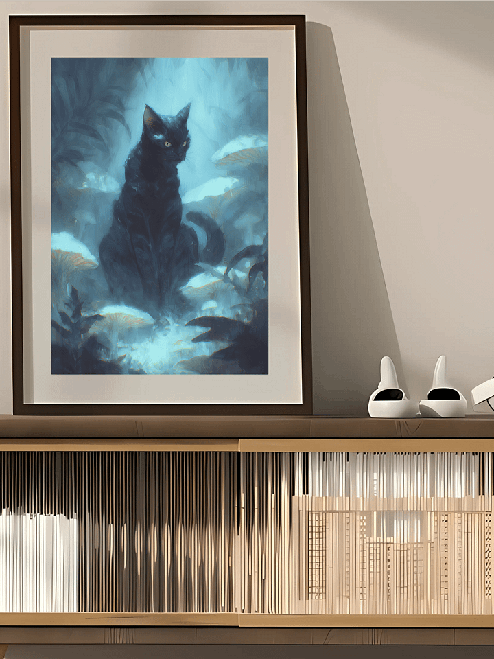 Mystic Feline – Enchanted Twilight Art product image (2)