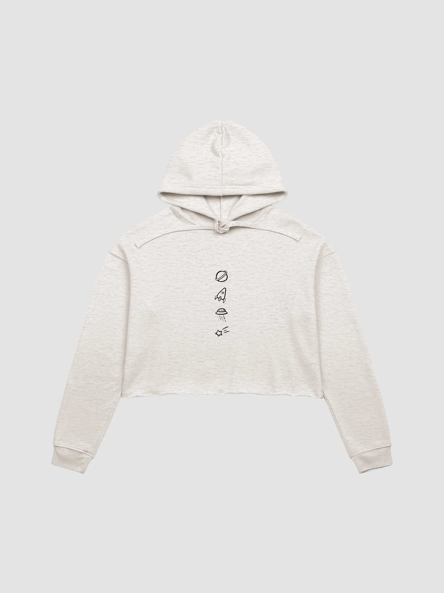 Galactic Dreams Crop Hoodie product image (1)