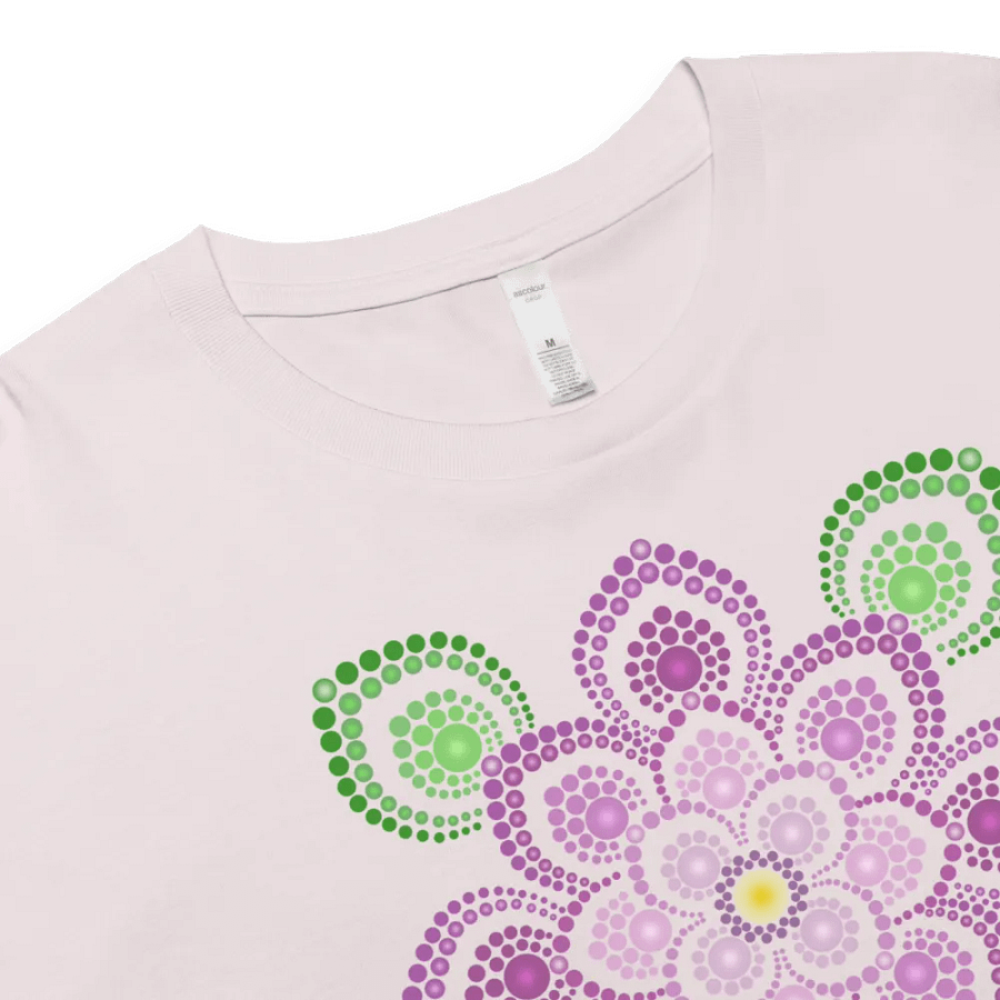 Purple and Green Mandala Women's Crop Top product image (29)
