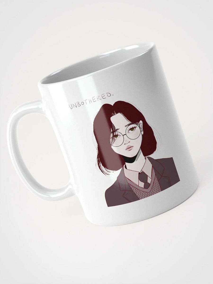 unbothered mug white product image (8)