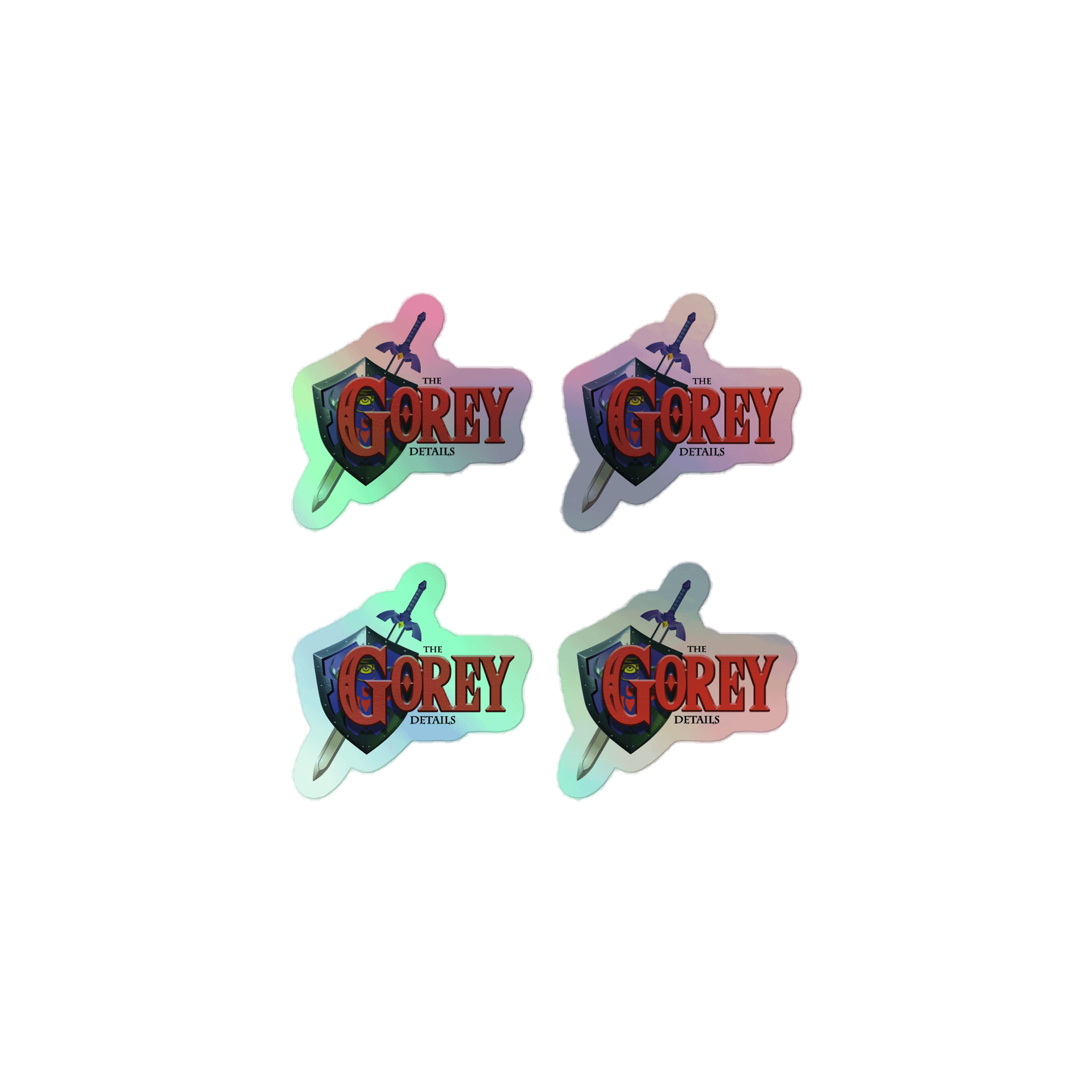 Hero of Time - Kiss-Cut Holographic Sticker Sheet product image (1)