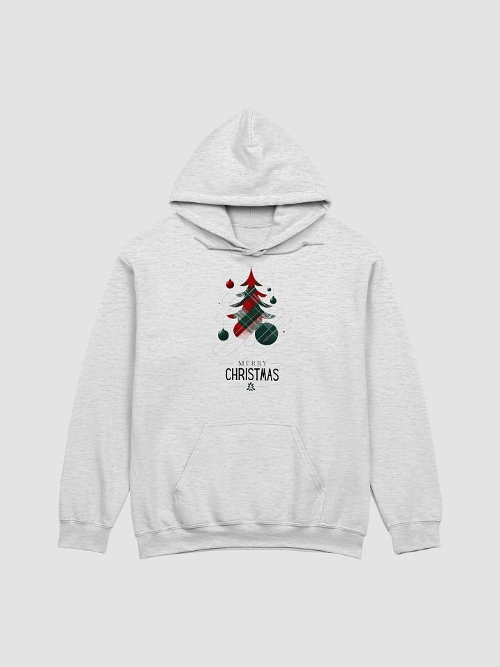 Xmas Tree with Plaid Pattern Hoodie product image (2)