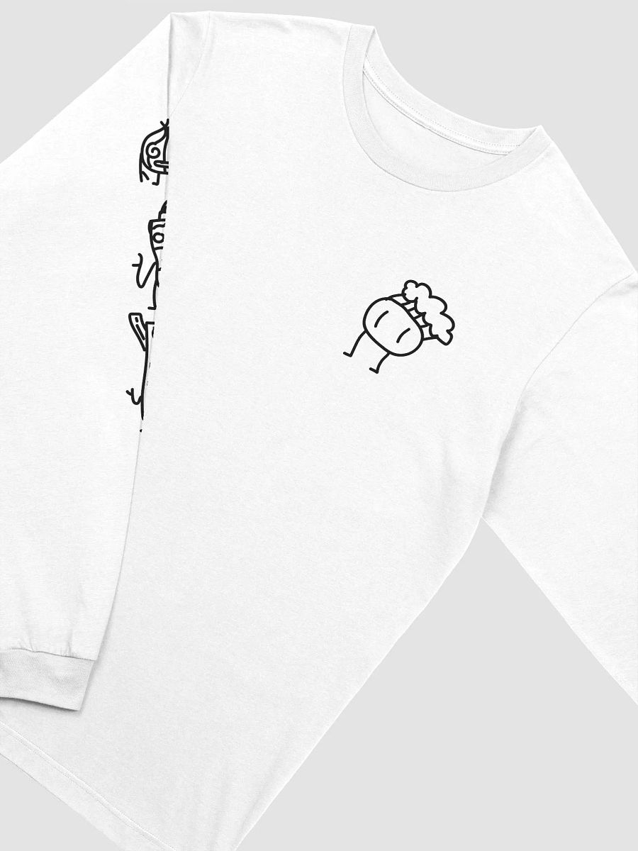 Food Doodle White Long Sleeve product image (3)