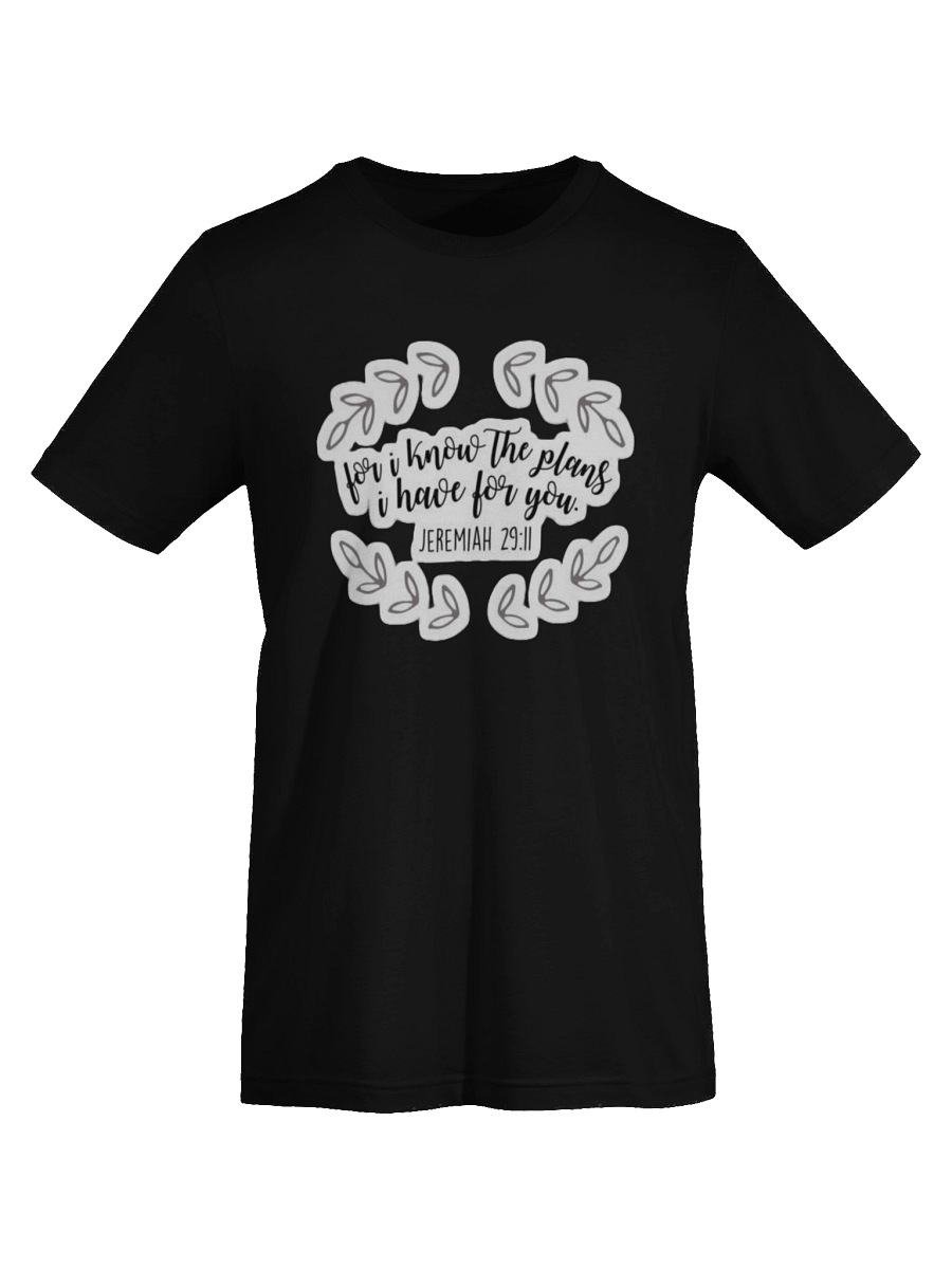 Jeremiah 29:11 Leaf Motif Tee product image (71)