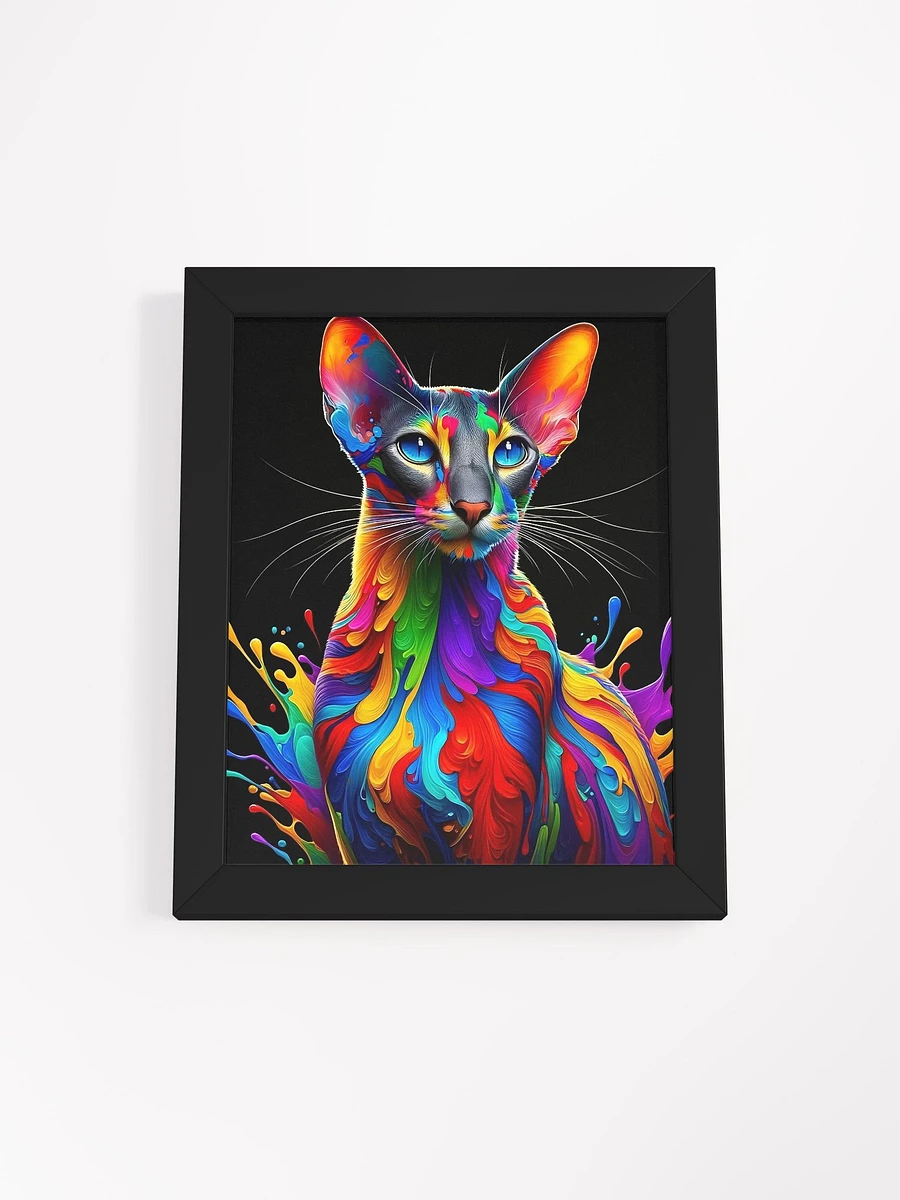 Framed High-Quality Matte Poster (in): Oriental Shorthair 2 product image (17)