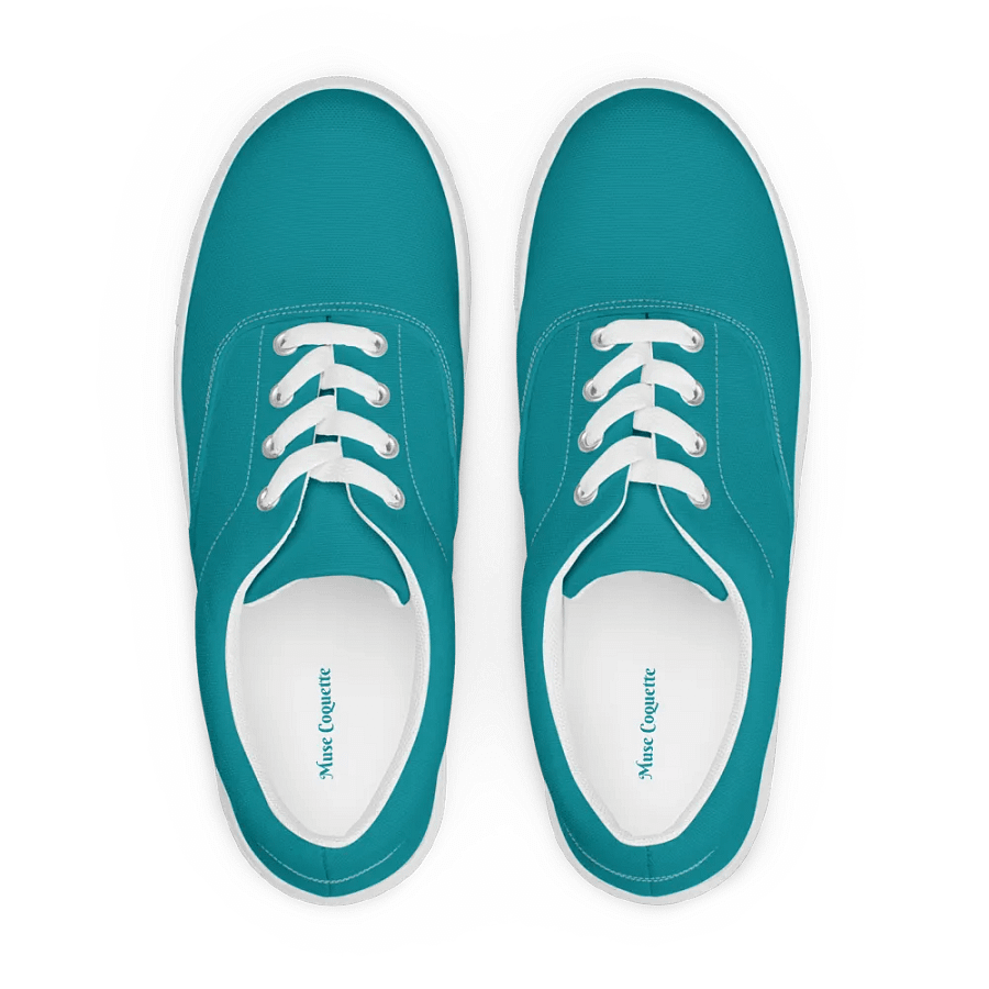 Muse Coquette Lace-Up Canvas Shoes (Sea stones candies) product image (2)
