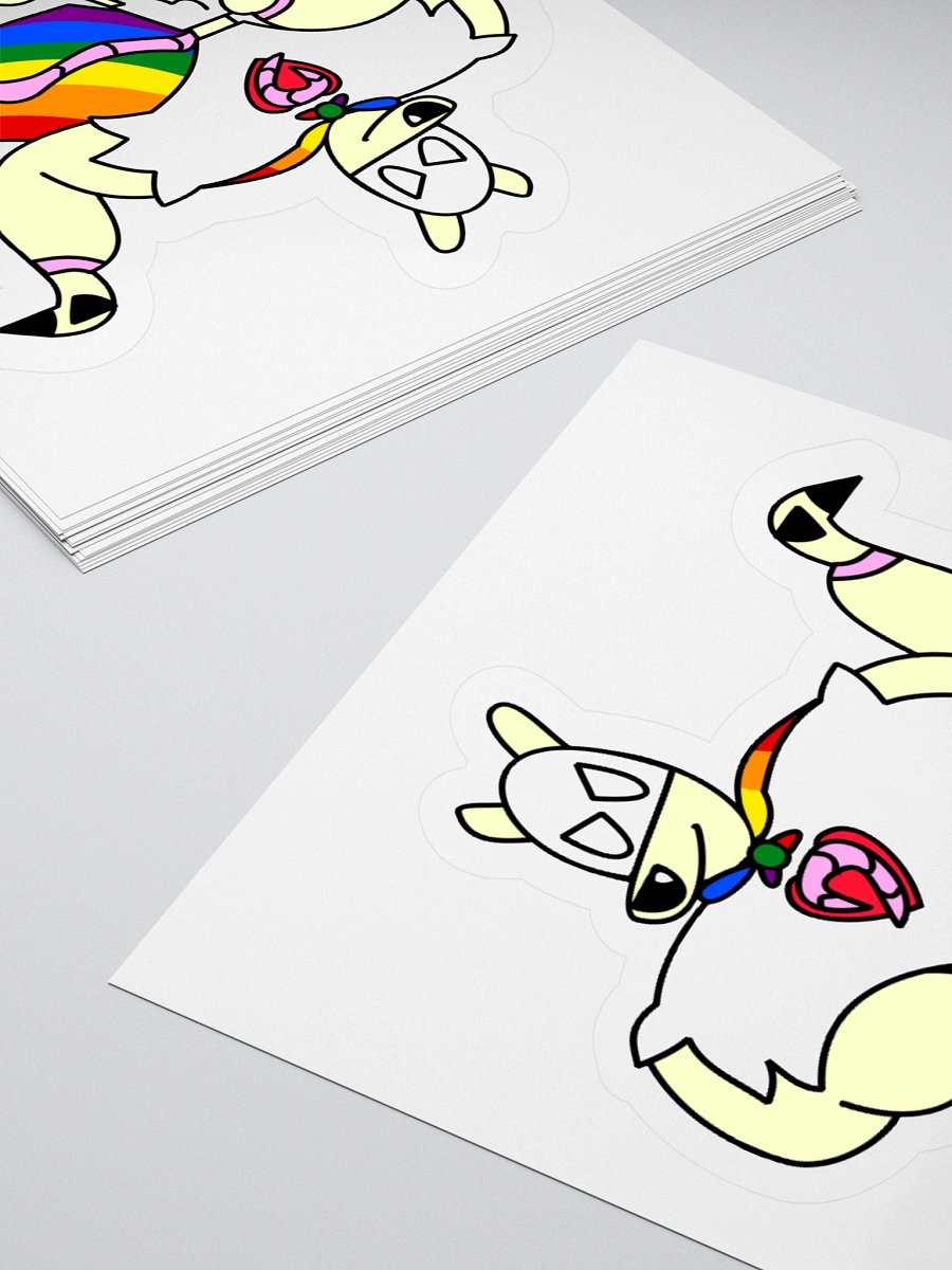 Superhomo! Vermili Gay White Variant Sticker! product image (10)