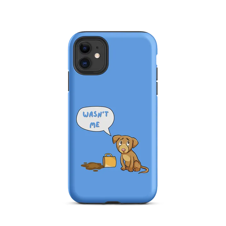 Papasitos 'WASN'T ME' Blue Tough iPhone Case product image (2)