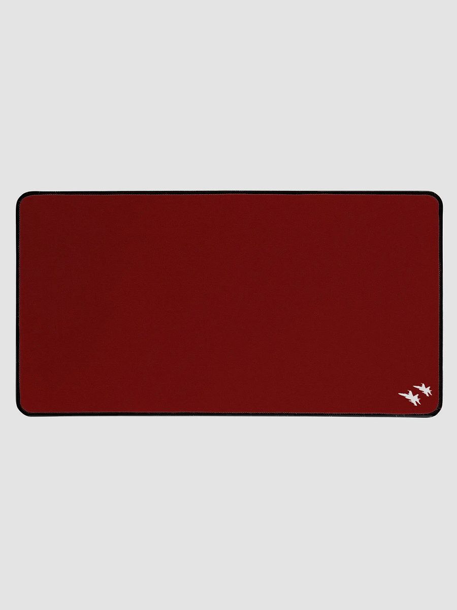 Twin Hornets Logo Desk Mat, Red product image (1)