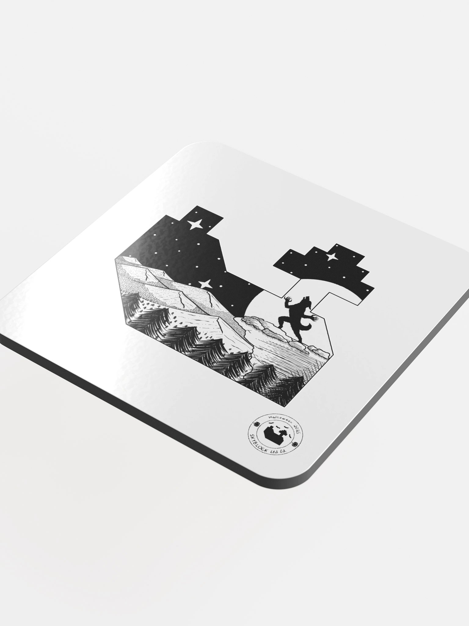 Cry of the Wolf - Halloween 2025 Ltd. Cork Coaster product image (4)