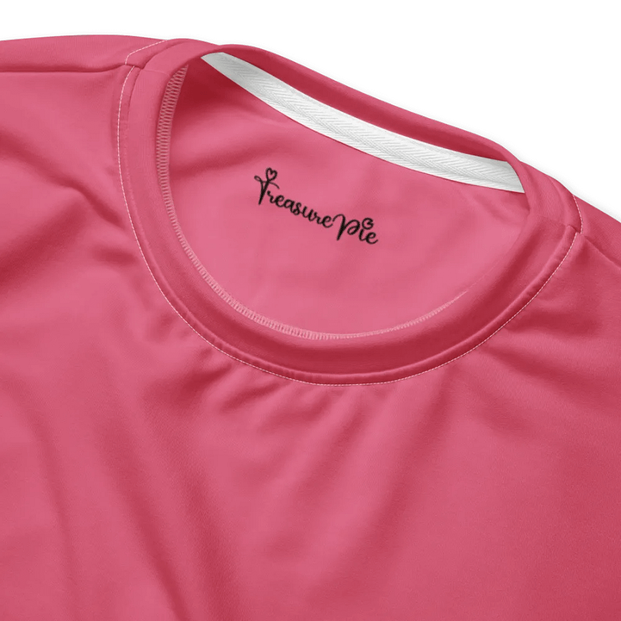 Plain Rosy Pink True Summer Unisex Recycled Polyester Heavyweight Premium Sweatshirt by Treasure Pie product image (4)