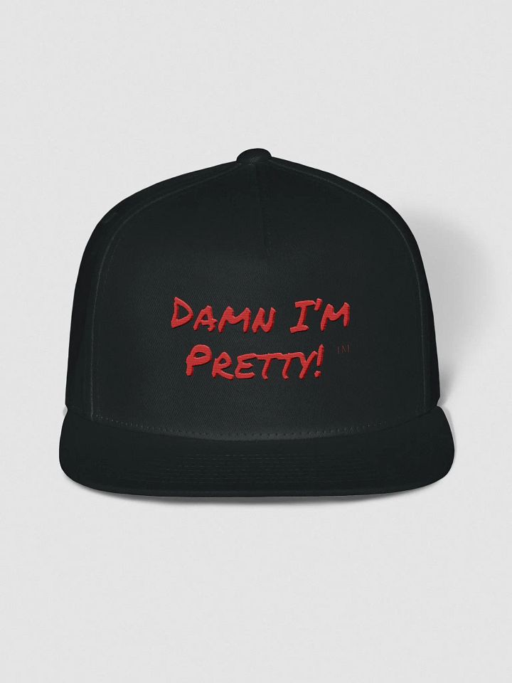 Damn I'm Pretty Cap - RED Lettering product image (1)