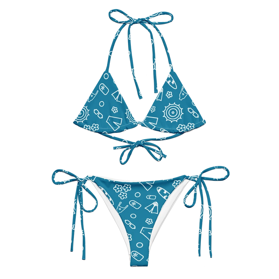 Beach Necessities Pattern String Bikini product image (1)