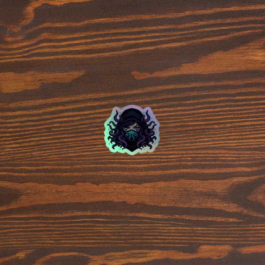 Masked Calypso Holographic Sticker product image (3)