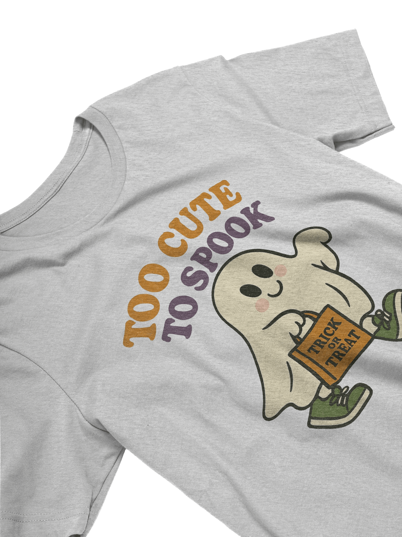 Too Cute to Spook – Funny Halloween T-Shirt product image (3)