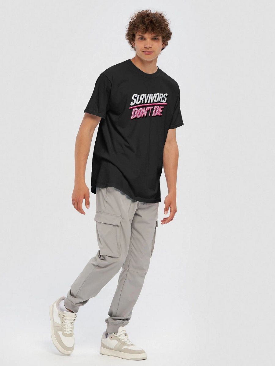 Survivors Don’t Die Embroidered T-Shirt product image (7)