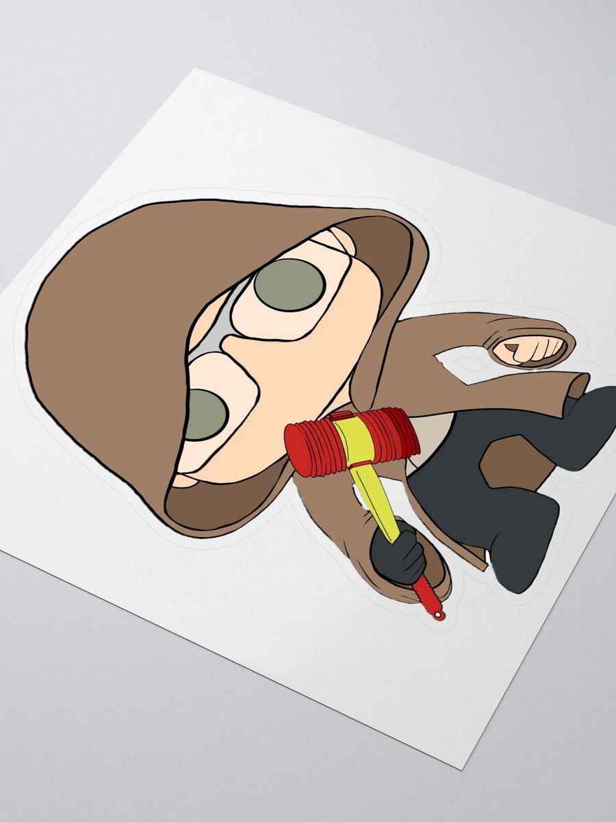 Light Dorn_Geek with Hammer Sticker product image (3)