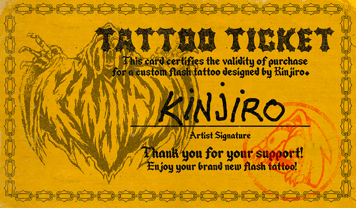 Flash Tattoo Commission Slot product image (1)