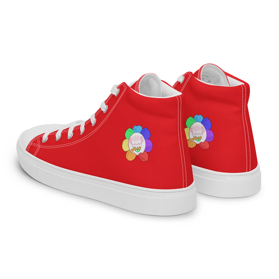 Red and White Flower Sneakers product image (4)
