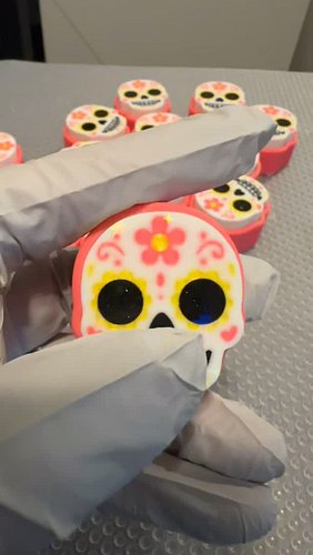 Today at @okcfestivalvidaymuerte at @scissortailpark. I worked so hard to add a special collection for today. This is my firs...