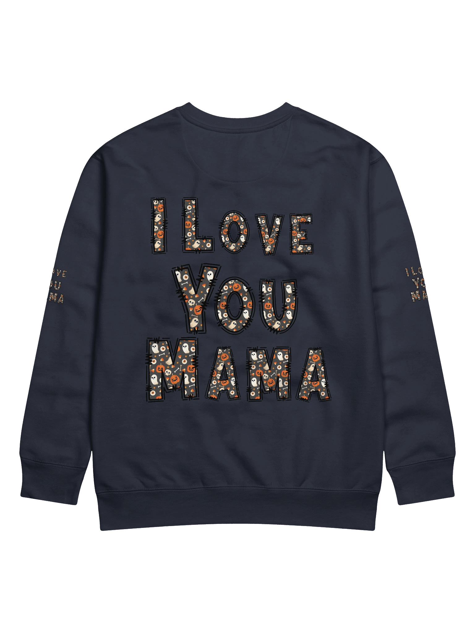 I Love You Mama Halloween Alphabet Sweatshirt product image (42)