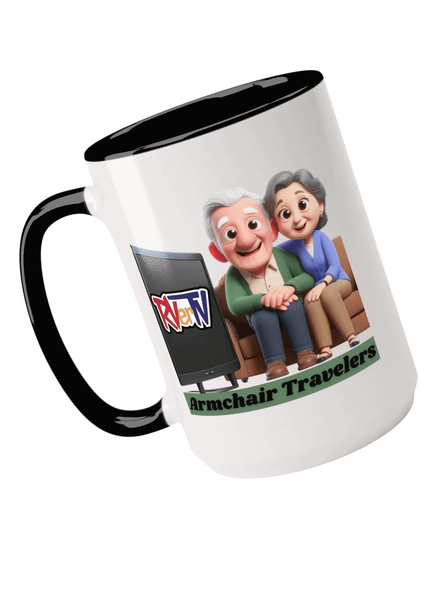 Armchair Travelers Couple - Coffee Mug product image (5)
