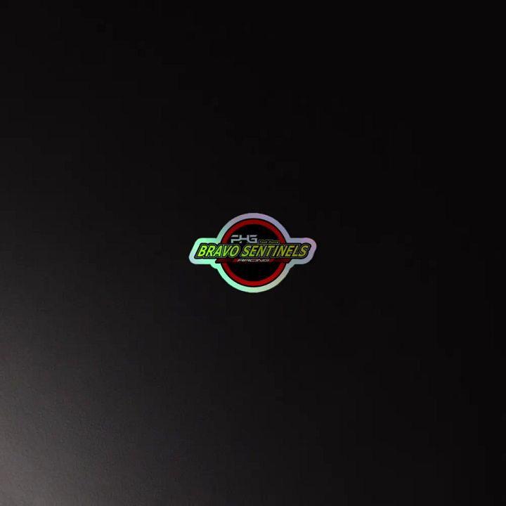 Bravo Sentinels Racing Holographic Sticker Sheet product image (1)