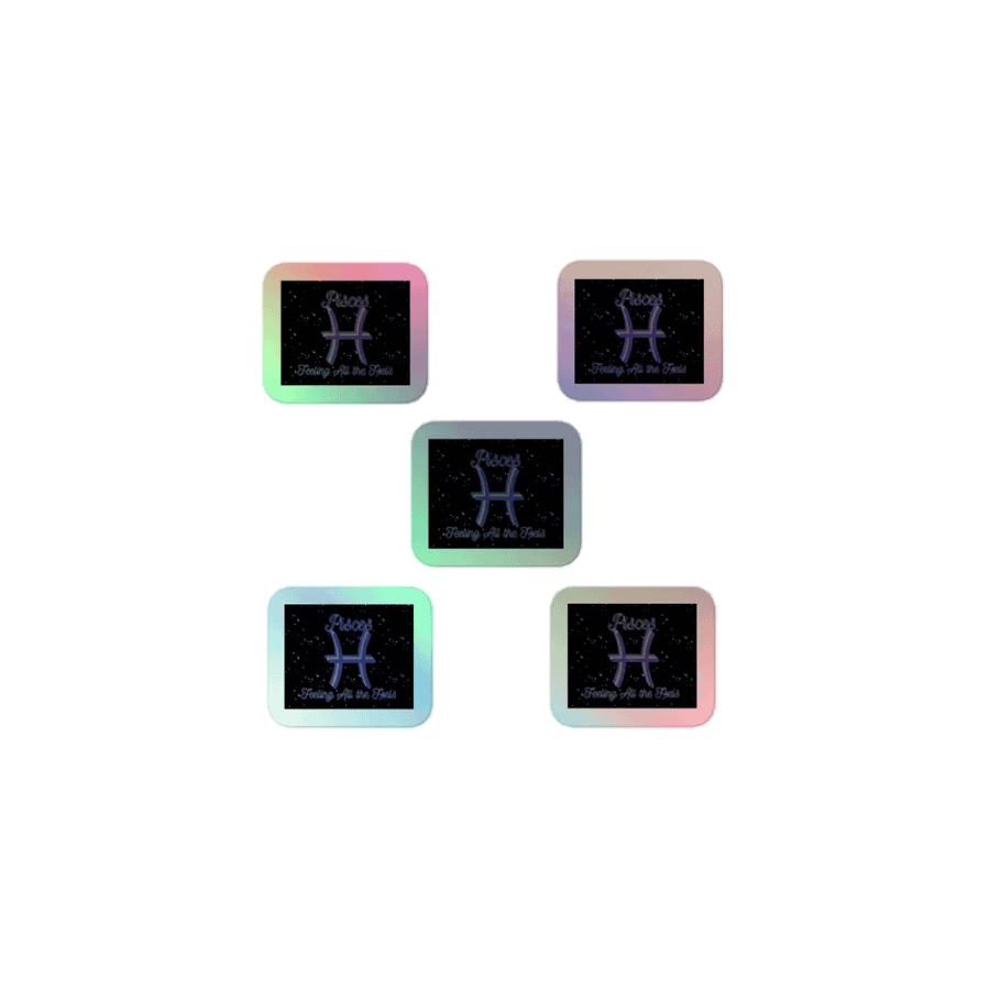 Pisces, Feeling All the Feels, Holo Sticker Pack product image (1)