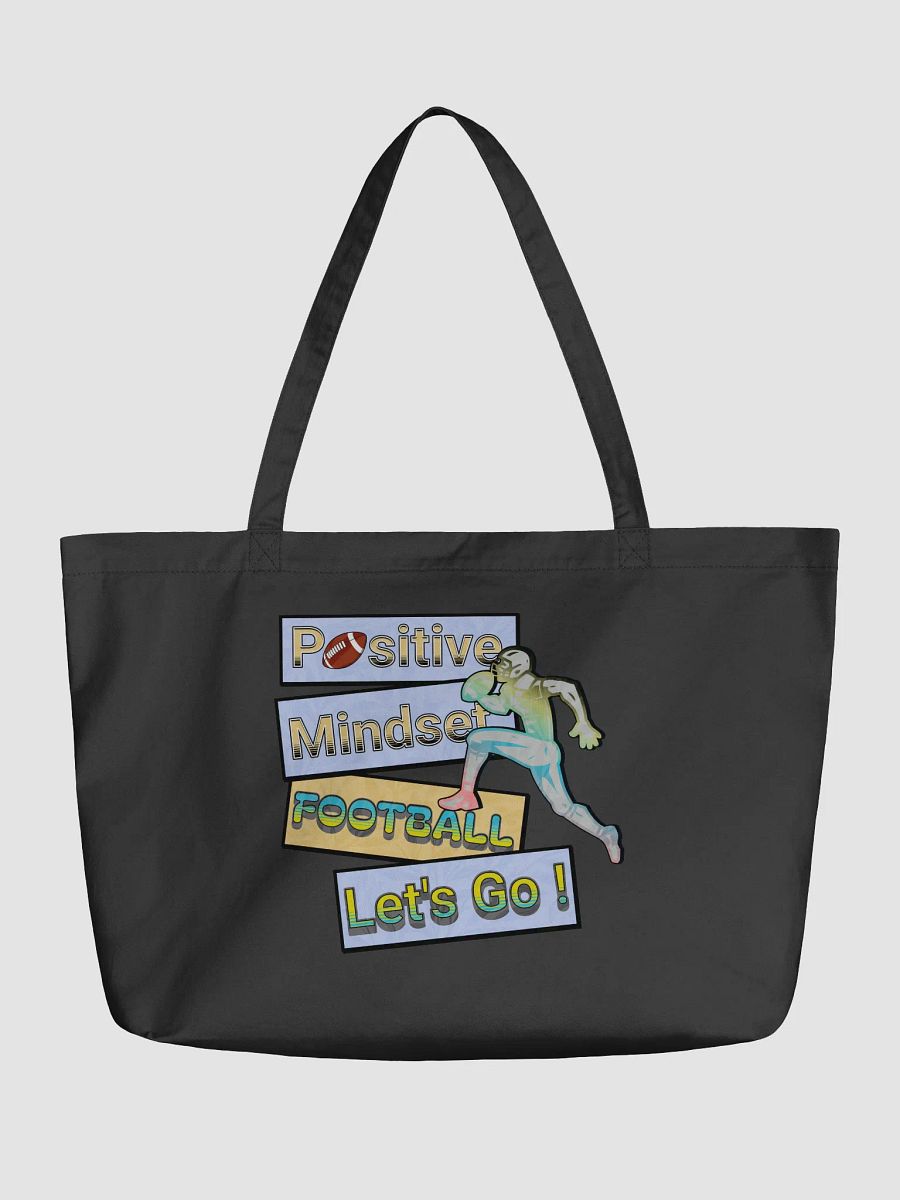 Positive Mindset Football Tote product image (2)