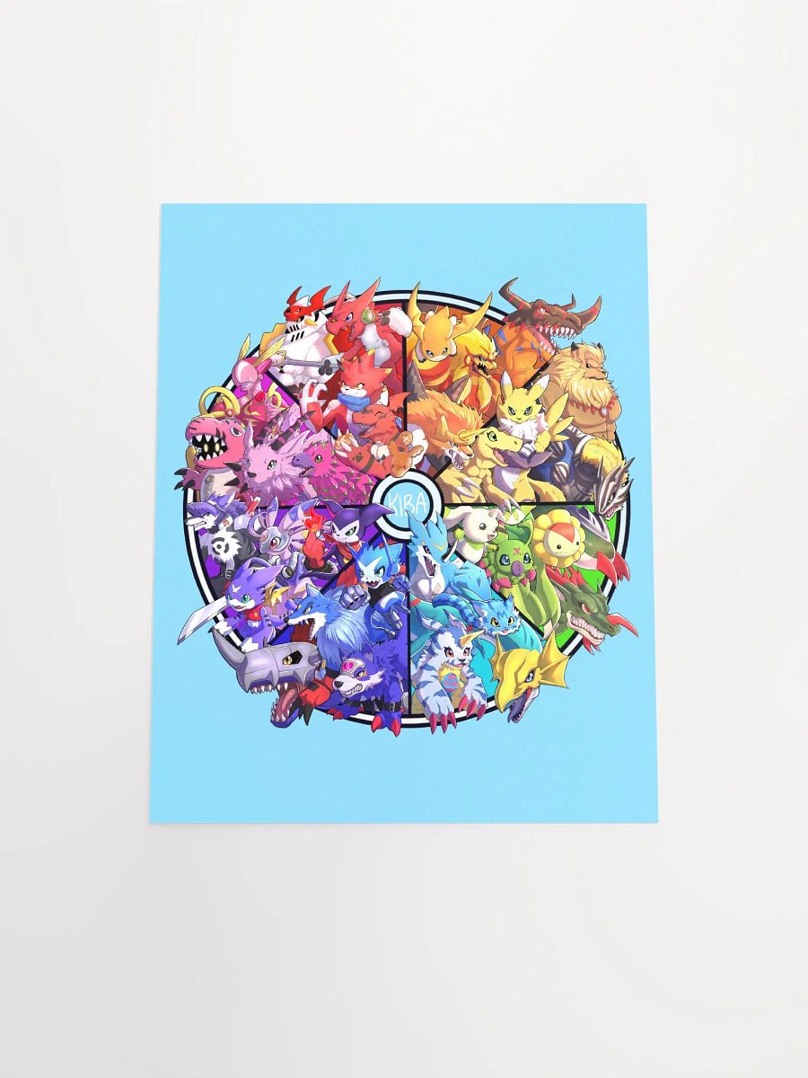 Digimon Colour Wheel Poster product image (4)