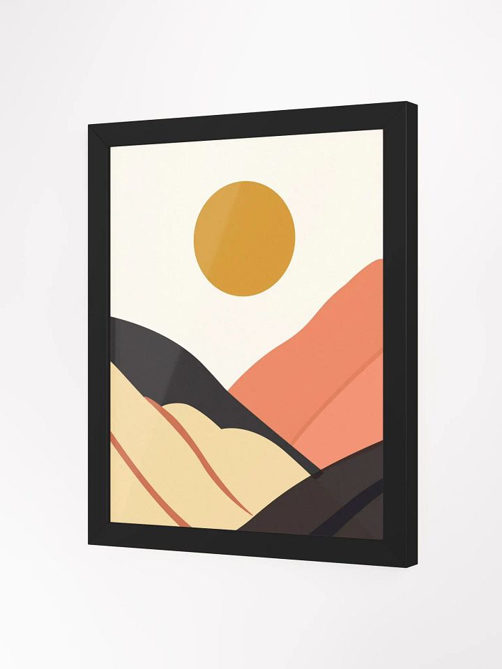 Sunset Hills Framed Matte Poster product image (31)