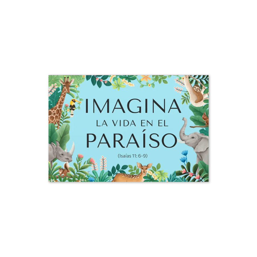'Imagina la Vida en el Paraíso' Greeting Card product image (2)