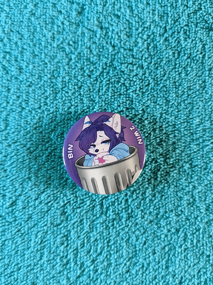 Bin to Win - Pin Badge product image (1)