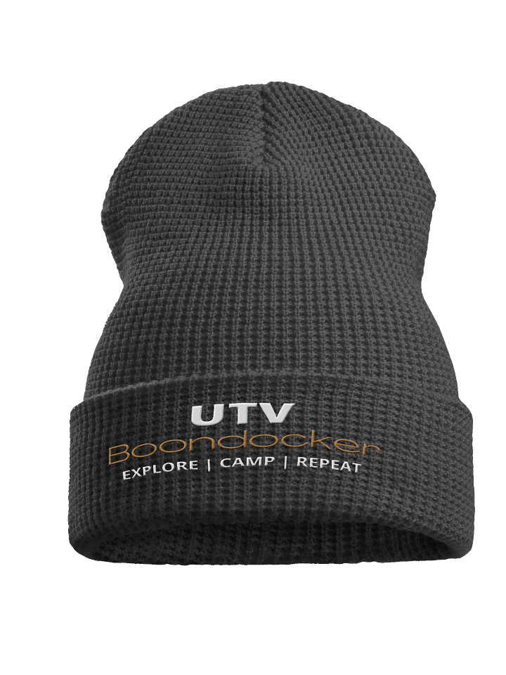 Embroidered Logo Waffle Beanie product image (3)