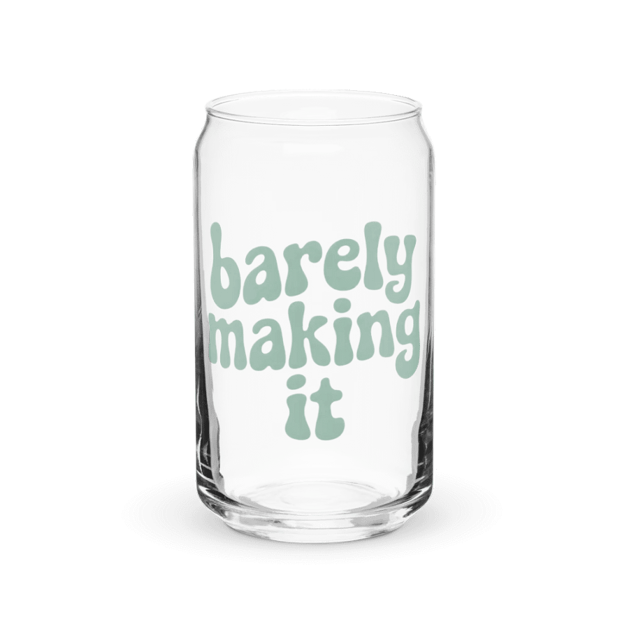 Barely Making It Can-Shaped Glass product image (1)