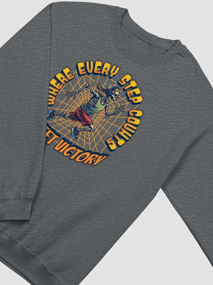 Where Every Step Counts Sweet Victory Runner Skeleton Crewneck product image (4)