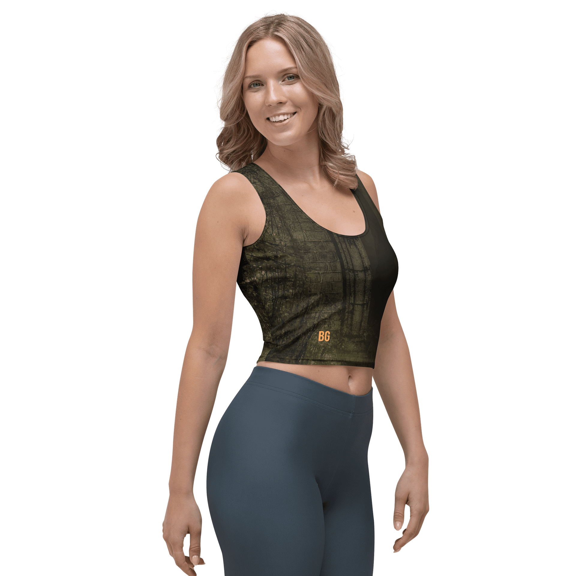 'Elven Stories - Blinded By The Light' All-Over Crop Top product image (4)