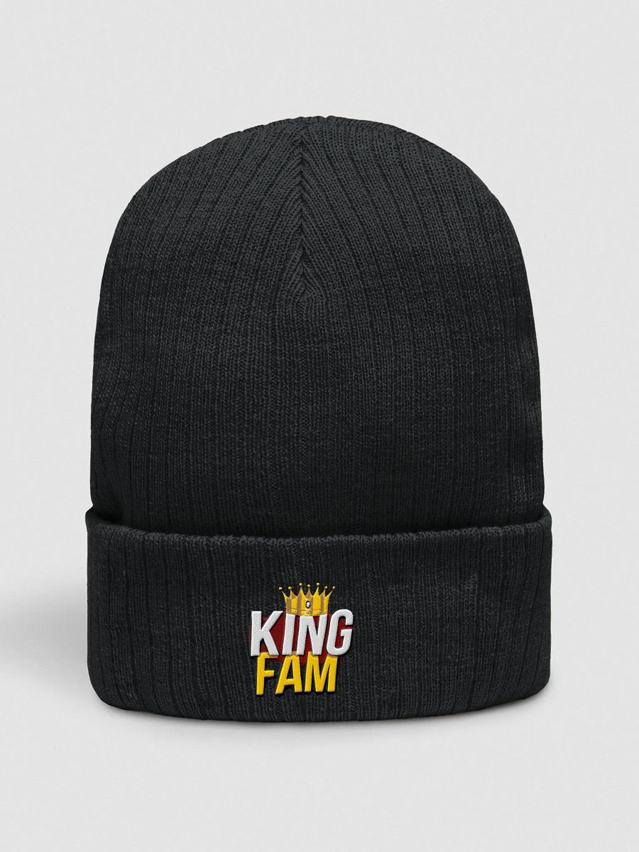 KING FAM Crowned Ribbed Beanie product image (2)