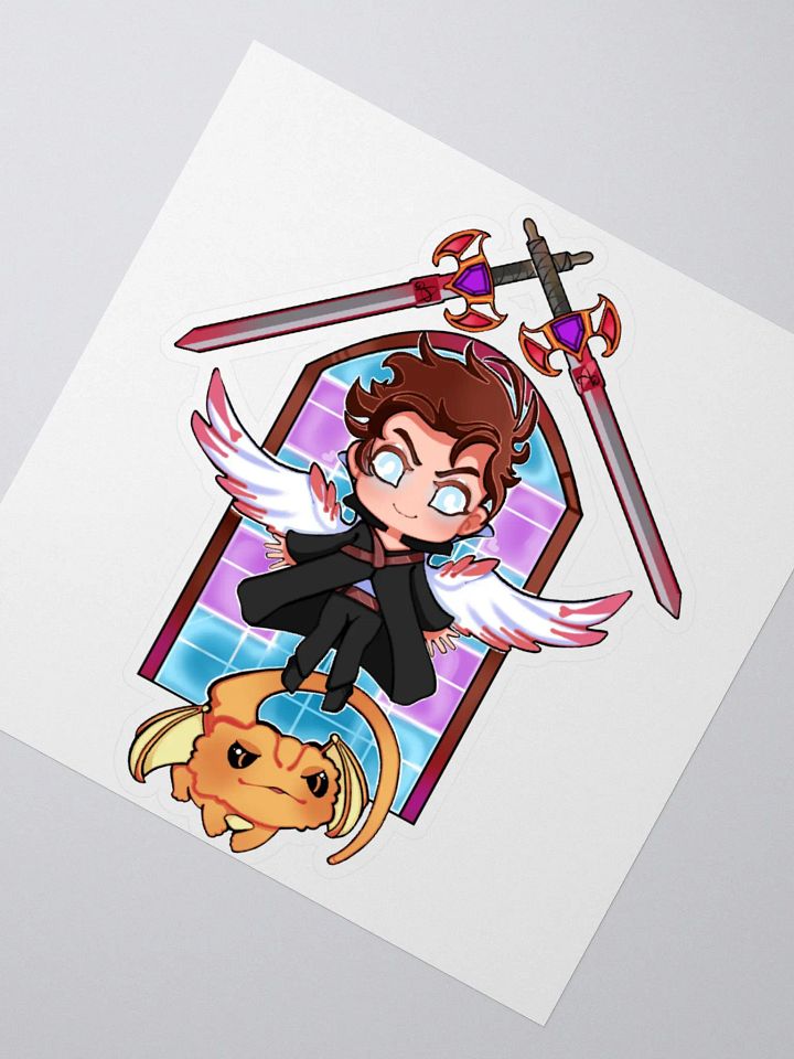 The Adorable Warrior Duo Sticker product image (6)