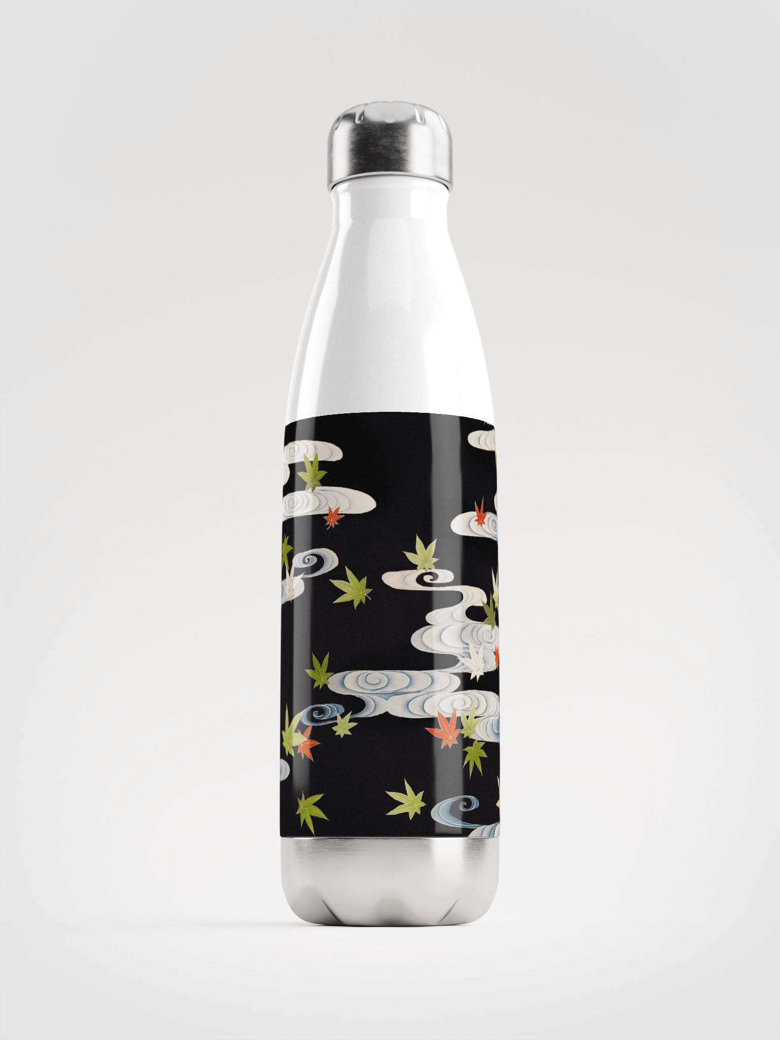 Maple Leaves. 17oz. Stainless Steel Water Bottle product image (1)