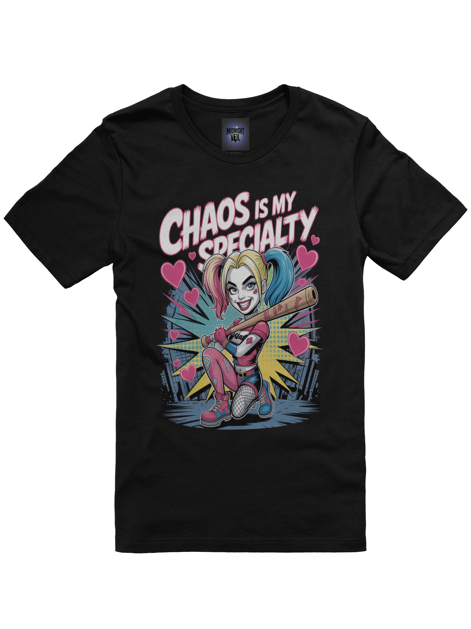 Chaotic Charisma: Harley Quinn Chaos is My Speciality T-Shirt product image (3)